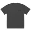 The STRIJDER Oversized faded shirt is a plain dark gray t-shirt with minimalistic text STRIJDER in black on the front, and a small black logo on the left sleeve, offering subtle detail to this classic crew neck design. The STRIJDER Oversized faded shirt is a plain dark gray t-shirt with minimalistic text STRIJDER in black on the front, and a small black logo on the left sleeve, offering subtle detail to this classic crew neck design.