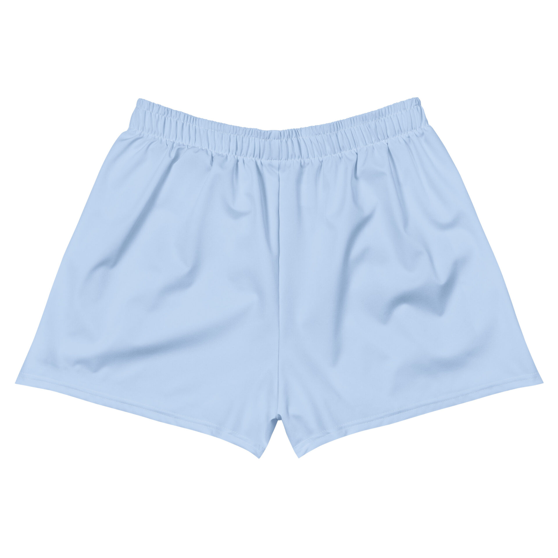 MJL Athletic Shorts in light blue with an elastic waistband, shown flat on a white background. These sportswear shorts offer a smooth, minimalist design without visible logos or extra details. MJL Athletic Shorts in light blue with an elastic waistband, shown flat on a white background. These sportswear shorts offer a smooth, minimalist design without visible logos or extra details.