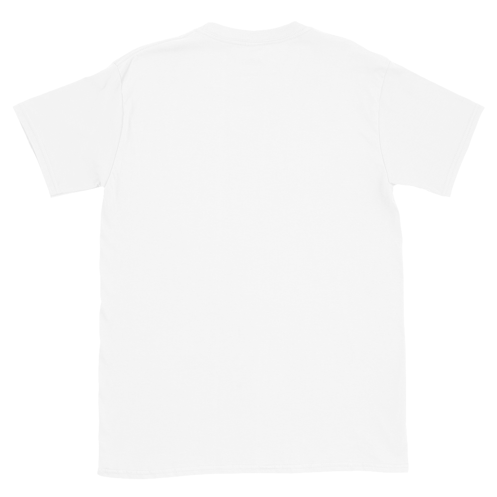 The ADAM XXX tantoe oud White Short-Sleeve T-shirt is displayed from the back, laid flat on a white background, featuring a plain design with no logos, patterns, or visible texture. The ADAM XXX tantoe oud White Short-Sleeve T-shirt is displayed from the back, laid flat on a white background, featuring a plain design with no logos, patterns, or visible texture.